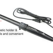 Кудрявое устройство для волос палка 360 Вращающийся шнур питания персональное устройство для ухода керамический кудрявый стержень волнистый рулон