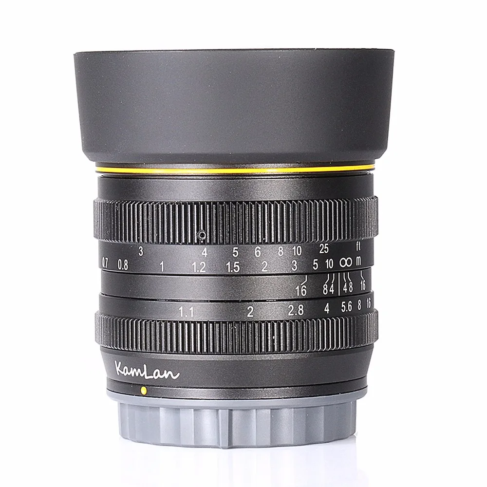 

kamlan 50mm F1.1 APS-C Large Aperture Manual Focus Lens for Canon N1 Mount