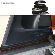 Антиударная площадка Автомобильная дверная пленка наклейка интерьерная дверь наклейка s углеродное волокно защитная пленка наклейка для Toyota RAV4 RAV-4 2013