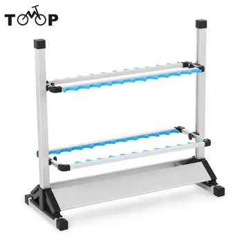 

Ultralight Fishing Rods Holder Portable Aluminum 24 Fishing Rod Racks Great for Storing Fishing Pesca Poles on Boat, at Home