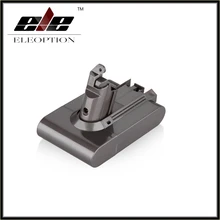 Eleoption 21.6 В 2200 мАч Литий-Ионная Батарея для Dyson Батареи DC58 ДЦ59 DC61 DC62 Пылесос 965874-02