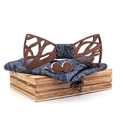Горячая продажа Новый полый мужской галстук-бабочка натуральный ручной деревянный галстук-бабочка галстук Ретро твердый деревянный лук