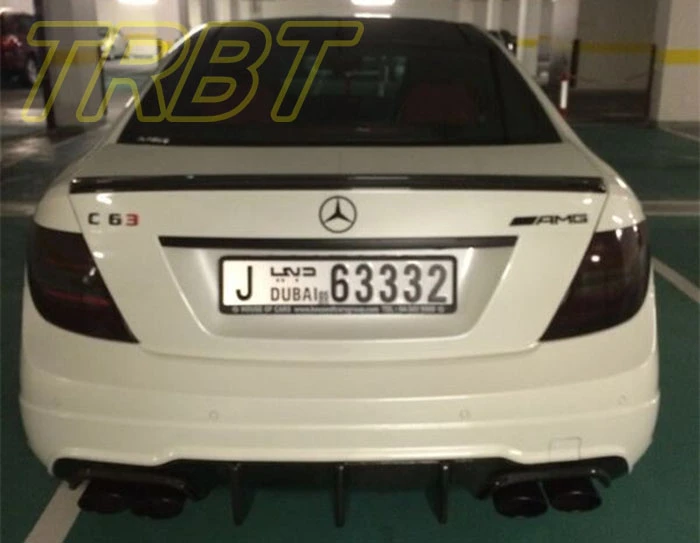 C63 Amg Rear Lip Carbon C300 Rear Bumper Lip W4 Sport Rear Diffuser Case For Mercedes Benz C63 12 13 14 Rear Bumper Lip Rear Lipbumper Lip Aliexpress