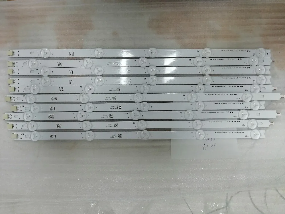 10 шт светодиодный полосы каналы 6916L-1412A 6916L-1413A 6916L-1414A 6916L-1415A 6916L-1385 1386 1387 для 42LP360C-CA GLB
