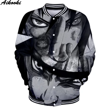 

Aikooki 3D Print Naruto Baseball jacket Men/Women Sweatshirt Naruto 3D Jacket Men Coats Harajuku Jackets Boys/Girls Sweatshirt