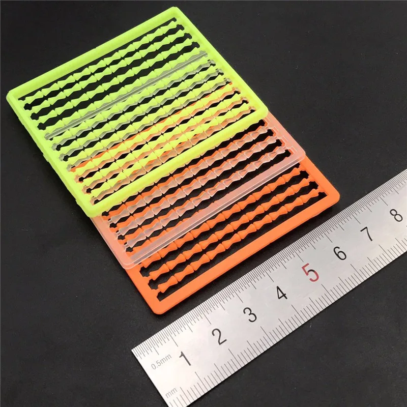 

10 card/lot 1000pcs Carp Fishing Hair Rig Boilie Bait Dumbell Stops Stoppers White colors Holding Accessory Boillie Hair Stops