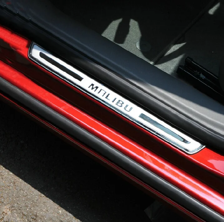 For Chevrolet Malibu 2006 2007 2008 2009 2010 2017 Stainless For Chevrolet Malibu 2006 2007 2008 2009 2010 2017 Stainless Steel Door Sill Scuff Plate Car Accessories In Nerf Bars Running Boards From Automobiles