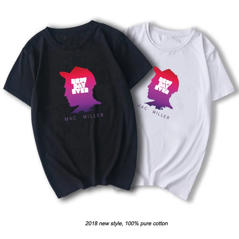 Mac Miller футболка рэп Мужская крутая футболка с графическим принтом хлопковые футболки с круглым вырезом Летние повседневные топы уличная одежда хип-хоп рэпер рубашка