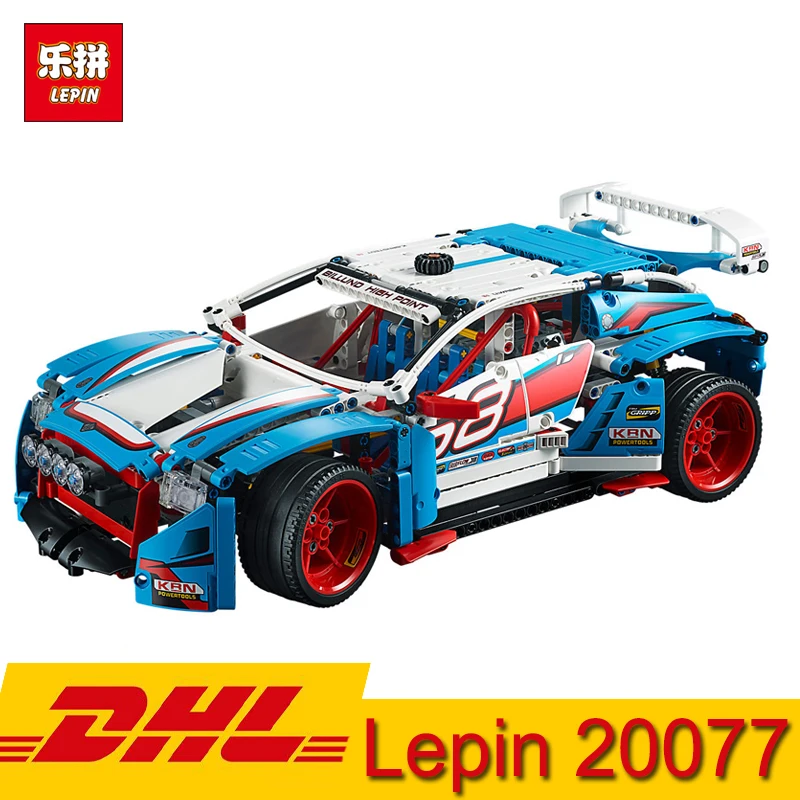 

Lepin Technic Series 20077 Super Racing the Rally Car Model Building Blocks Bricks Educational Funny Children Toy Gifts