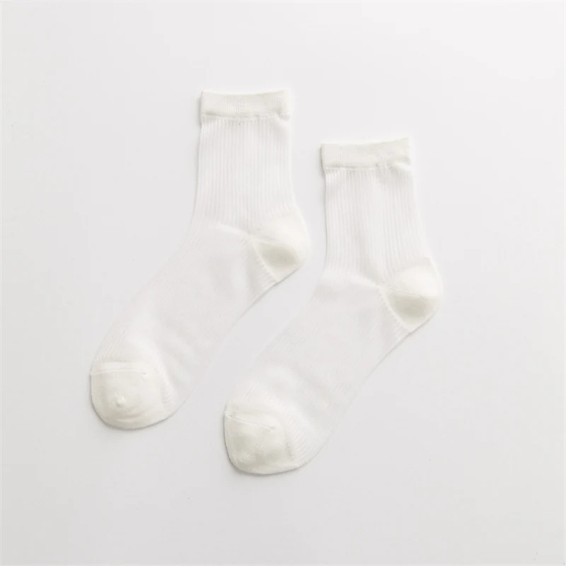 Горячая Распродажа, хипстерские тонкие короткие носки в стиле Харадзюку, женские модные прозрачные короткие носки, женские летние носки в сеточку - Цвет: White