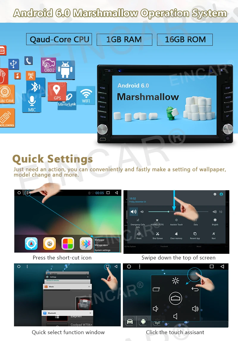 Discount Android 6.0 Car DVD Player in Dash GPS Navigation Car Stereo Automotive Audio Video Head Unit support USB SD BT Mirror Link WIFI 3 Discount Android 6.0 Car DVD Player in Dash GPS Navigation Car Stereo Automotive Audio Video Head Unit support USB SD BT Mirror Link WIFI 3