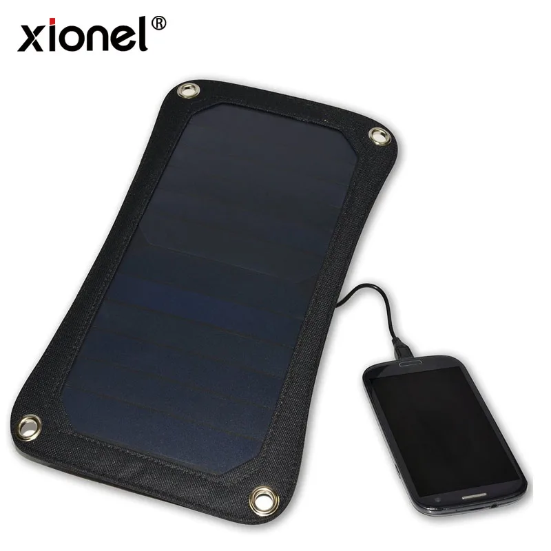 

Xionel 6.5W Solar Panel Ultra-slim Highest Efficiency Portable USB Solar Charger For iphone ipad, ipod, Mobile Phone,Camera