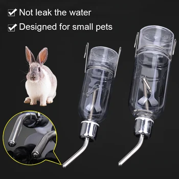 

Water Feeder Bottle Hanging Drinking Fountain For Pet Small Animal Rabbits Hamster 180ml/350ml E2S