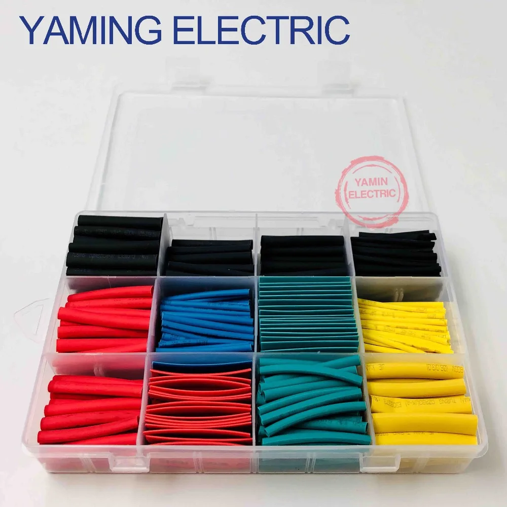 30m 5mm Dia Insulated PE Heat Shrink Tubing 2:1 Shrinkage Ratio Waterproof Black