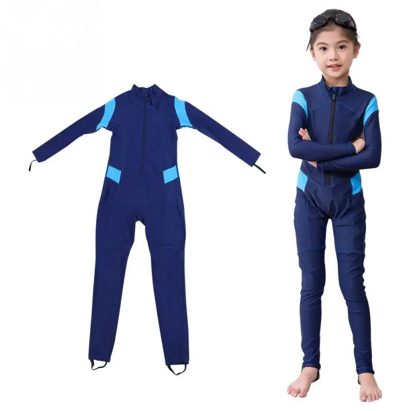 1 12 Years Old Children Scuba Snorkeling Wetsuit One piecs Long Sleeve
