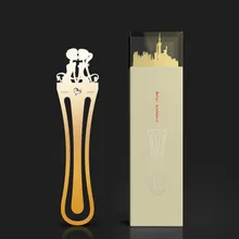 Металлическая Закладка из нержавеющей стали, китайский стиль, корейские канцелярские принадлежности, 3 Ограниченная серия, любовь, городская жизнь, подарок