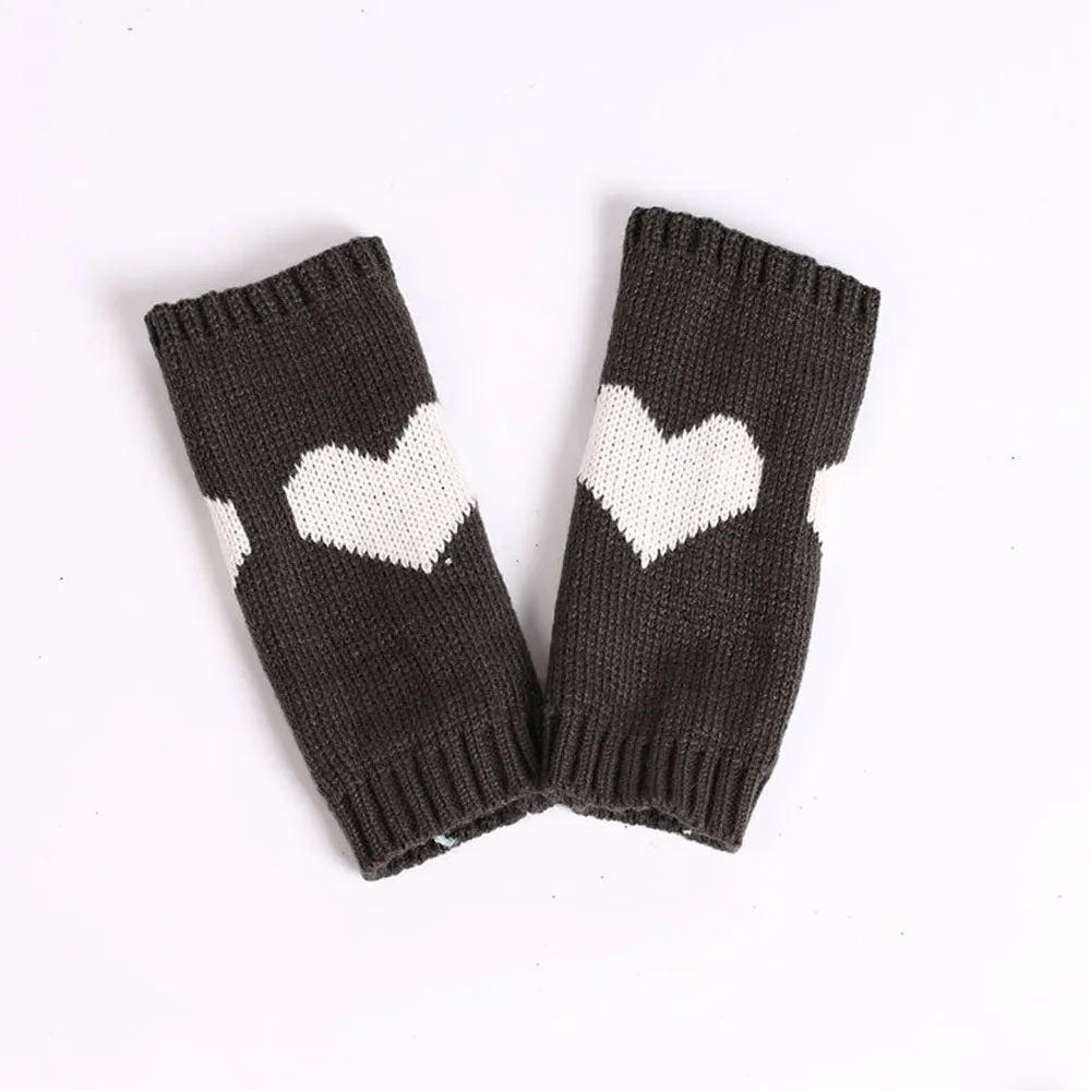 Зимние перчатки guantes наручные руки удерживающие тепло вязаные длинные без