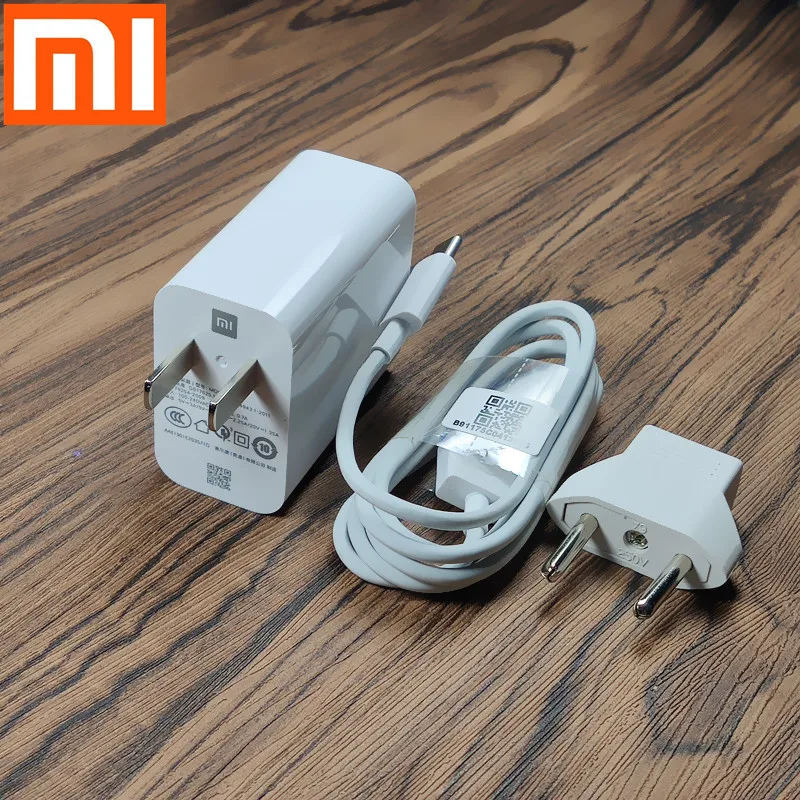 Зарядное устройство xiaomi 27 Вт mi 9 быстрое зарядное устройство адаптер QC4.0 USB настенный Быстрый зарядный кабель типа C для xiaomi mi 9 se mi 8 6 note 7