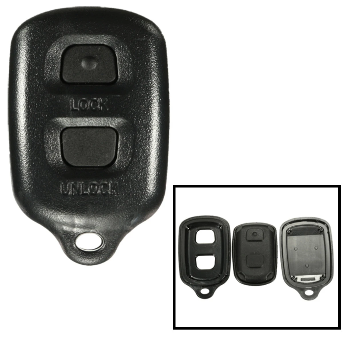 NEW Keyless Entry Remote Key Fob CASE ONLY REPAIR KIT For a 2001 Toyota Corolla NEW Keyless Entry Remote Key Fob CASE ONLY REPAIR KIT For a 2001 Toyota Corolla