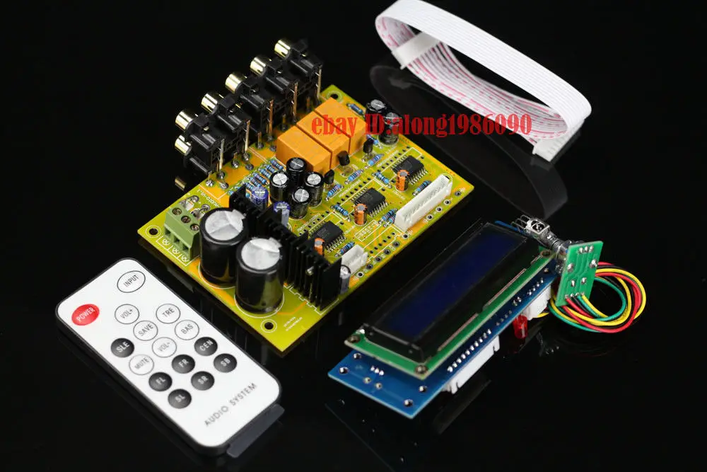 ZEROZONE Собранный Hifi PGA2311U 6-канальный пульт дистанционного управления громкостью
