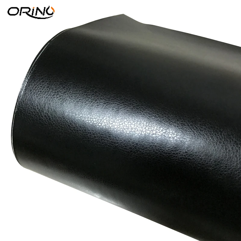 Black Leather Vinyl Film Sticker-4