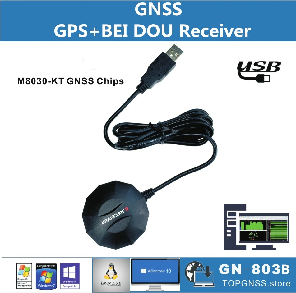 USB GPS GLONASS BDS приемник модуль чип GNSS антенна replac BU353S4 двойной протокол 0183NMEA|gps glonass|usb