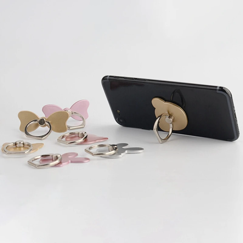 

1Pc Mobile Phone Finger Ring Smartphone Stand Holder For IPhone X 8 7plus Samsung Cell Smart Round Phone Holder