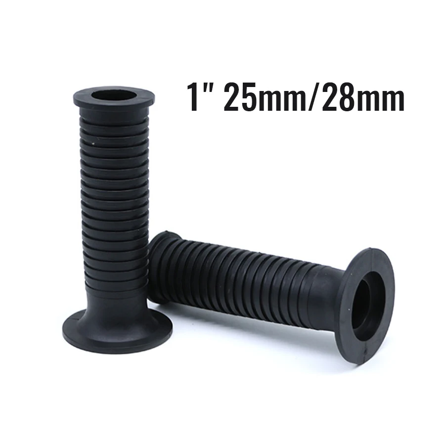 2 шт. 25 мм/28 мм мотоциклетные ручки бар черный для Винтаж Cafe Racer Sportster железо 883 1200 TRIUMPH