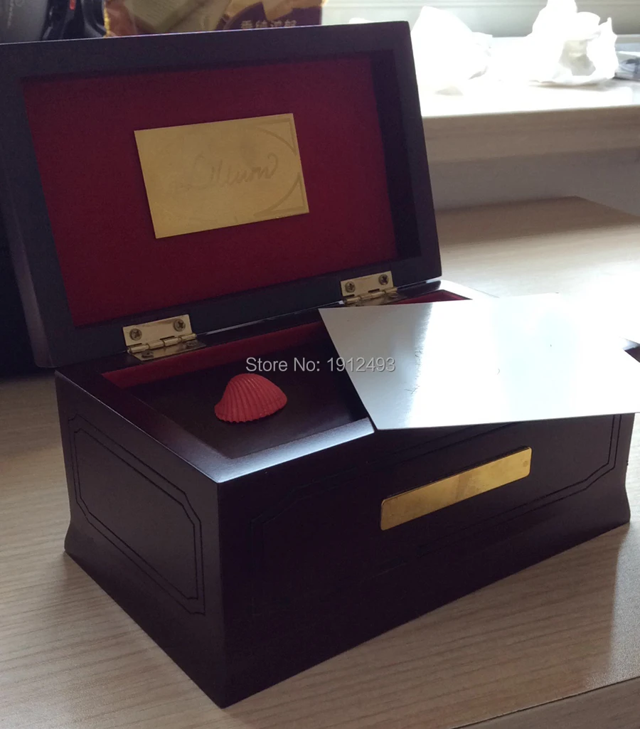 BEECH WOOD JEWELRY MUSIC BOX ♫ ELFEN LIED LILIUM ♫ BEECH WOOD JEWELRY MUSIC BOX ♫ ELFEN LIED LILIUM ♫