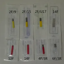 50 шт. двойные иглы Лезвия Для Перманентного Eeybrow татуировки иглы Советы руководство Красота Макияж микроблейдинг лезвия тумана бровей