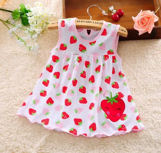 Aliexpress.com : Buy Baby Dresses 0 18 months Girls Infant Cotton ...