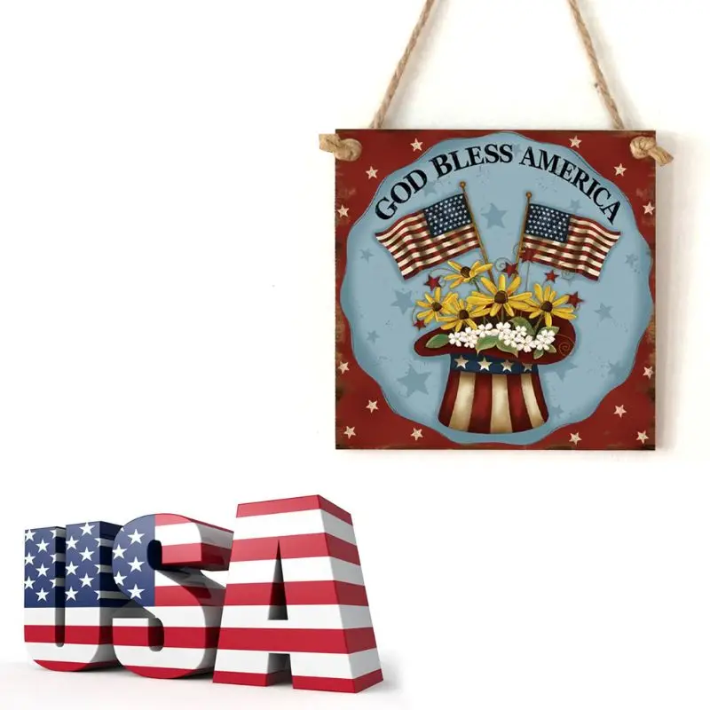 Super Deal Colgante Placa De Madera Vintage Dios Bendice La