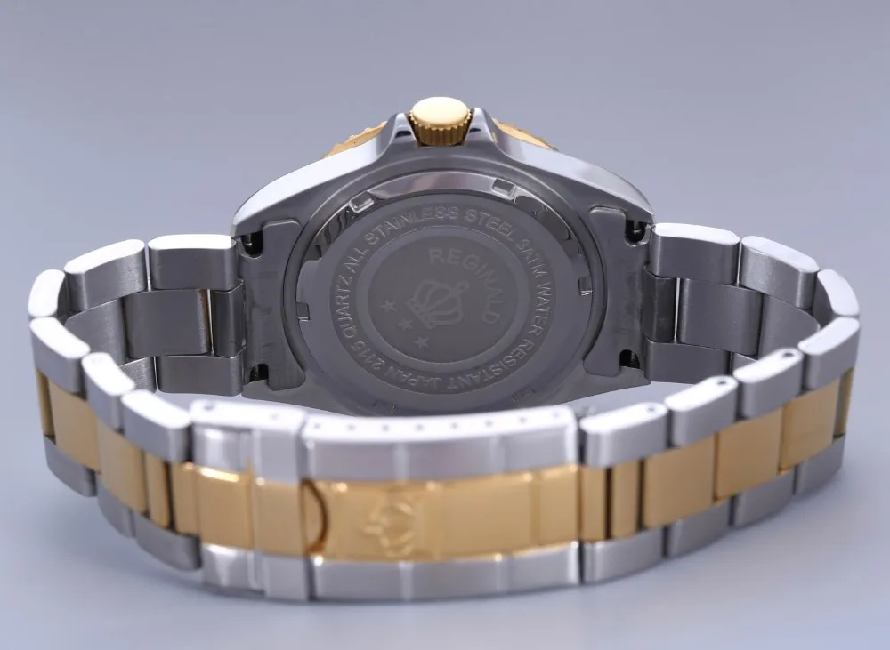 Роскошные мужские часы с вращающимся ободком и сапфировым циферблатом из нержавеющей стали GMT, спортивные кварцевые часы с синим циферблатом Reloj Hombre