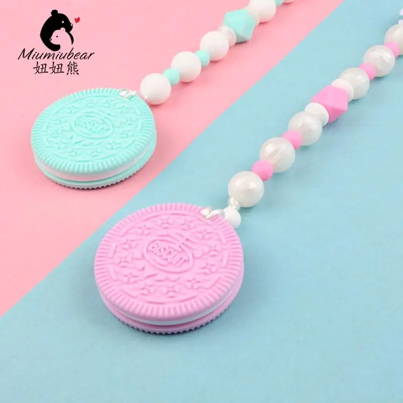 Печенье Oreo детский силиконовый Прорезыватель с зажимом для соски пищевой