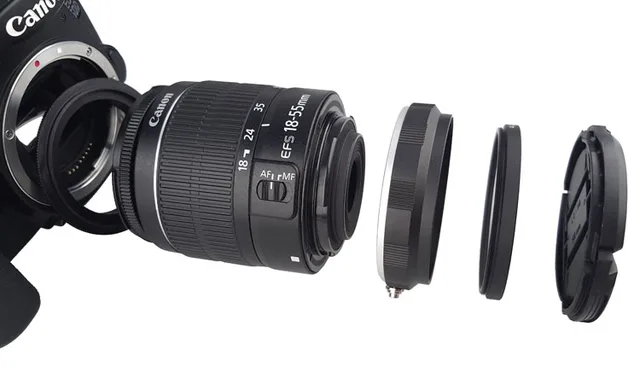 カメラマクロレンズリバーセットキヤノン Eos 70D 80D 700D 750D