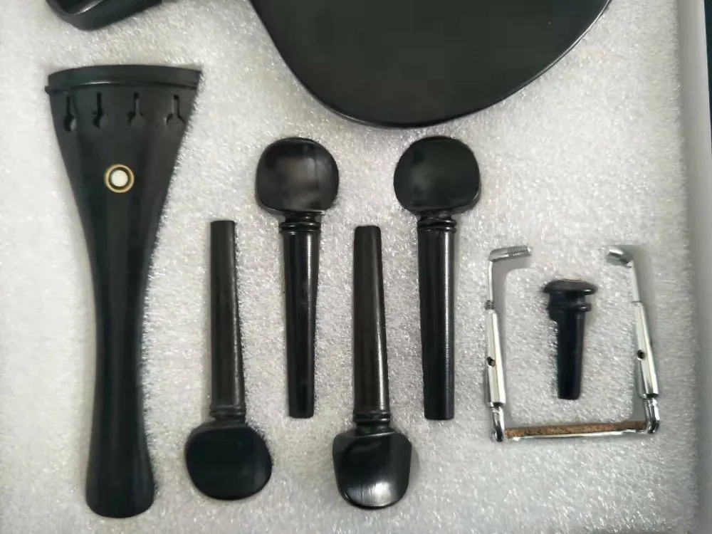 

1 set of violin fittings 4/4 size ebony Professional violin parts