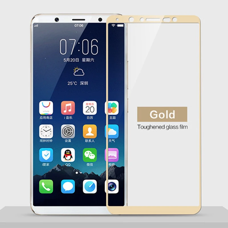 3D закаленное стекло для Vivo X20 полное покрытие 9H защитная пленка Защита экрана