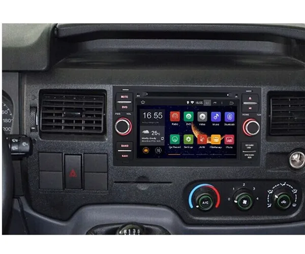 Top 2din Car radio DVD 1024*600 Quad Core  Android for Ford Old Focus 2 Kuga Mondeo Connect S-MAX C-MAX Fusion Galaxy Fiesta Transit 2