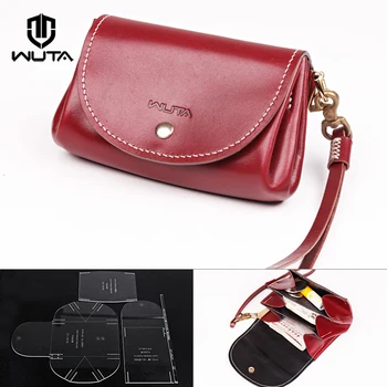 

WUTA957 Original Design Small Clutch Bag Acrylic Template Ladies Mini Handbag Model Clear Leather Pattern Set Craft Cutting Tool