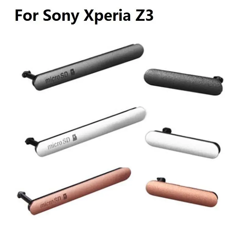 Vannego для Sony Xperia Z Z1 Z2 Z3 оригинальный новый зарядный порт USB крышка + Micro SD слот сим