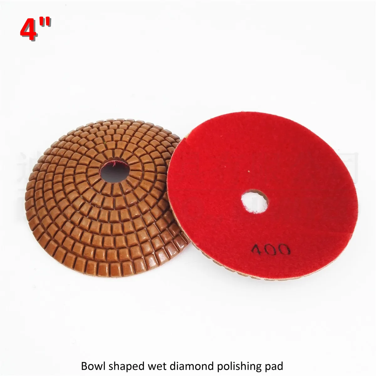 Buy DIATOOL 2pcs 4" 400 convex wet diamond polishing