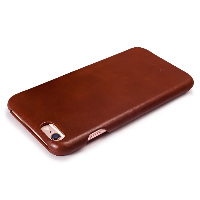 Оригинальные ICARER Премиум Натуральная кожа высокого класса винтажные Чехлы С Откидывающейся Крышкой для iPhone 6 6s 4,7 дюймов