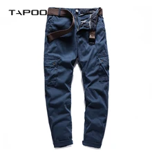 Мужские брюки карго, новинка года, Брендовые мужские длинные брюки в стиле милитари, армейская брендовая одежда, свободные карманы, повседневные Рабочие Штаны для бега, мужские