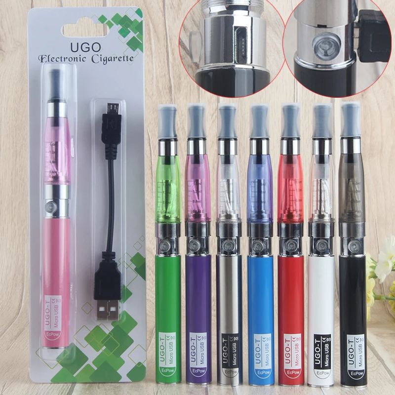 

Ugo T 2 Battery USB charge blister Kit E cigs Hookah Ce4 Vaper pan smoke Electronic Cigarette liquid Replaced Ego Ce4 atomiaer