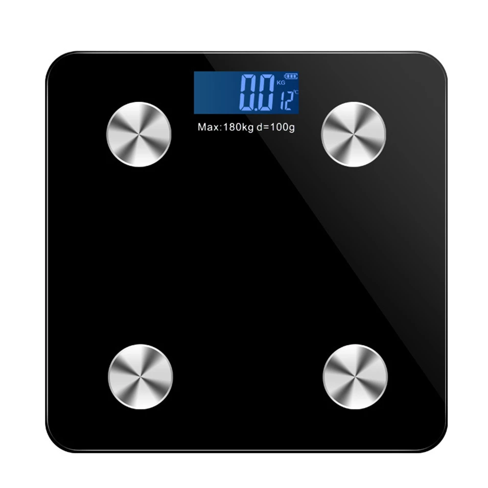 Thin!! 25 Body Data Household Smart Scales Bathroom Weighing Floor