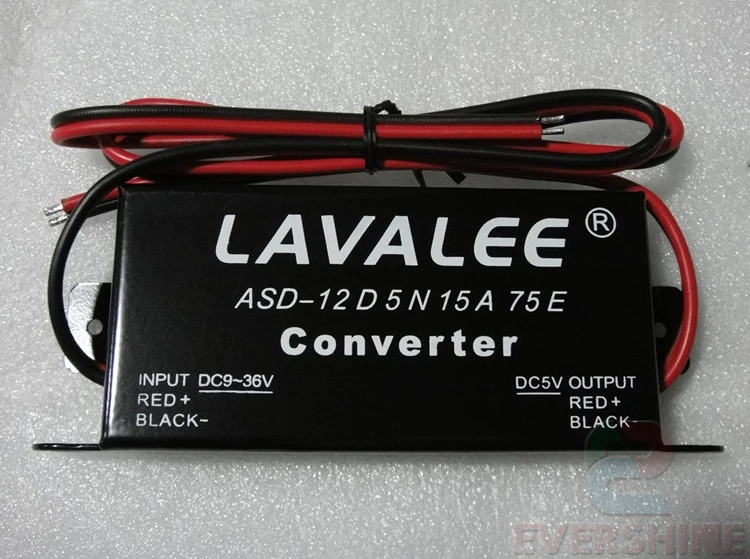 Lavalee преобразователя 12 V/24 V постоянного тока до 5V15A ультра тонкий светодиодный Такси светодиодный знак Мощность питания