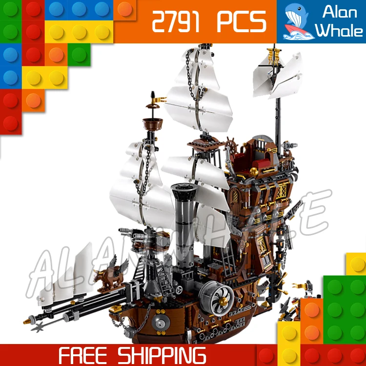 2791pcs Movie Series Pirates of the Caribbean 16002 Metal Beard's Sea Cow Model Building Blocks Sets Toys Compatible With Lego block-set : image 2791pcs Movie Series Pirates of the Caribbean 16002 Metal Beard's Sea Cow Model Building Blocks Sets Toys Compatible With Lego block-set