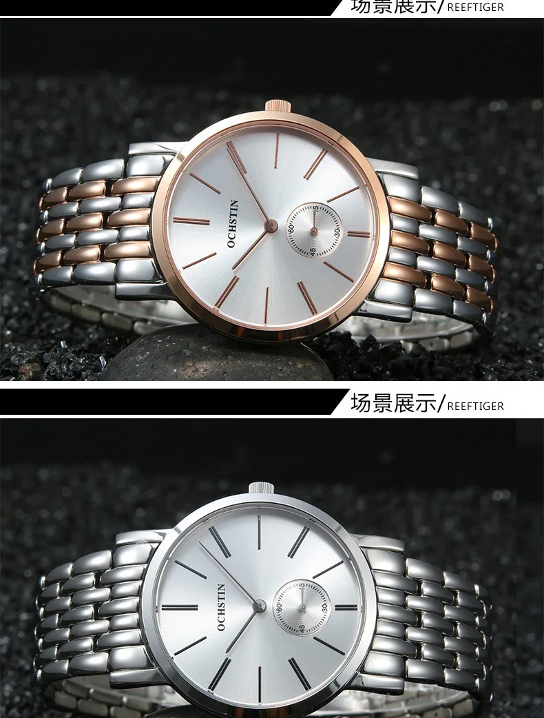 Швейцарские подлинные мужские часы, маленькие водонепроницаемые часы с тремя контактами, повседневные Модные парные часы для мужчин и женщин, трендовые модели
