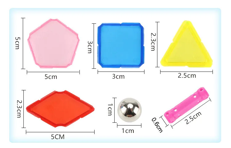 50 шт. набор магнитной плитки игрушки, магнитные Строительные блоки Набор для детей, 2D/3D развивающие творческие игрушки для детей