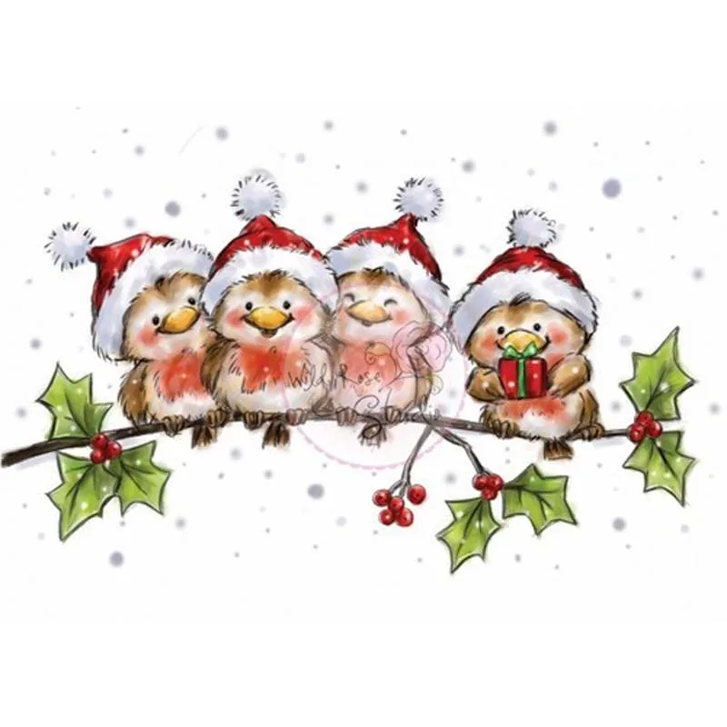 

2019 new Transparent Clear Silicone Stamp Set for DIY Scrapbooking/Photo Album Card Making Decorative Snowman